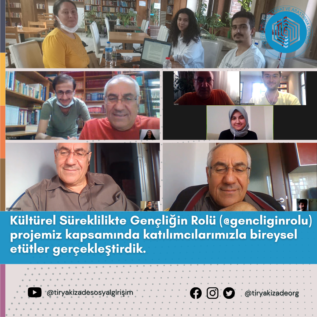 Kültürel Süreklilikte Gençliğin Rolü projemiz kapsamında katılımcılarımızla bireysel etütler gerçekleştirdik.